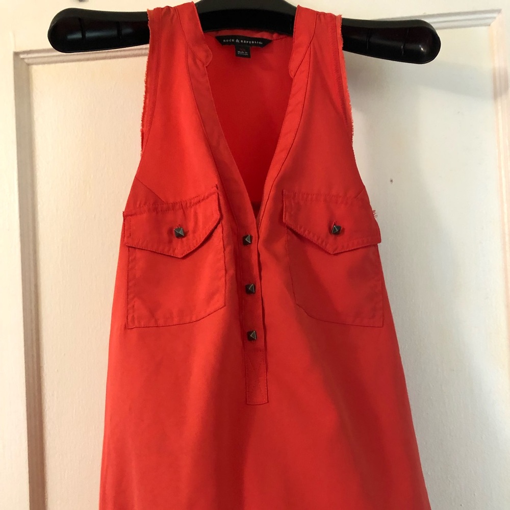 Rock & Republic Coral tank top
